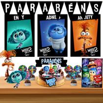 Kit só um bolinho decoração Divertidamente mod2 Aniversário festa em casa banner, topo bolo Kit só um bolinho decoração Divertidamente mod2 Aniversário festa em casa banner, topo bolo