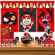 Kit só um bolinho decoração Enaldinho Aniversário festa em casa, topo bolo - 50 Peças Kit só um bolinho decoração Enaldinho Aniversário festa em casa, topo bolo - 50 Peças