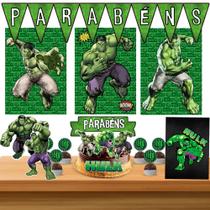 Kit só um bolinho decoração Hulk Aniversário festa em casa banner, topo bolo Kit só um bolinho decoração Hulk Aniversário festa em casa banner, topo bolo