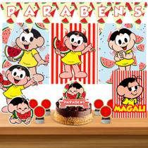Kit só um bolinho decoração Magali Aniversário festa em casa banner, topo bolo - 35 Peças Kit só um bolinho decoração Magali Aniversário festa em casa banner, topo bolo - 35 Peças