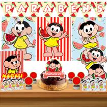 Kit só um bolinho decoração Magali Aniversário festa em casa banner, topo bolo - 50 Peças