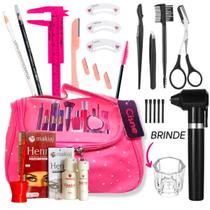 Kit Sobrancelhas Completo Rena Profissional Kit Maleta Designer