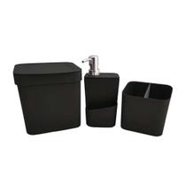 Kit Sobre Pia Trium 3 Peças Preto - Ou