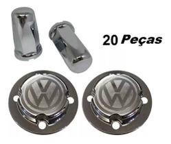 Kit Sobre Tampa Cubo Cromada Capa Belga Vw Constellation 22p