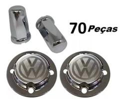 Kit Sobre Tampa Cubo Cromada Capa Belga Vw Constellation 72p