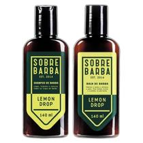 Kit Sobrebarba Shampoo + Balm Para Barba Lemon Drop 140Ml