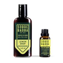 Kit SOBREBARBA Shampoo + Óleo para Barba Lemon Drop