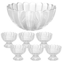 Kit Sobremesa Geneva - (1 Bowl - 6 Taças)