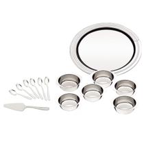 Kit Sobremesa Tramontina Ciclo Aço Inox 14 Peças 64400/750