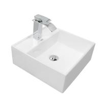 Kit Sobrepor Cuba + Torneira + Válvula Decoração Banheiro