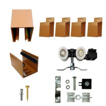 Kit Sobrepor - Ferragens de 150cm - para portas de 70, 72 e 75cm de largura