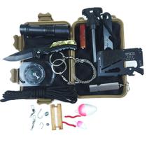 Kit Sobrevivência Emergência Camping Trilha Canivete Pesca