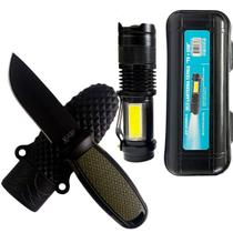 Kit Sobrevivência Faca Com Bainha