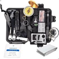 Kit Sobrevivência Tático Militar 13 Em 1 Camping Edc Completo