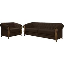 Kit Sofa e Poltrona Decorativa Murano Veludo SL 942 Moll Kit Sofa e Poltrona Decorativa Murano Veludo SL 942 Moll