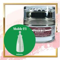 Kit sofisticadas: Molde F1 Stiletto + Fusion Branco Puro 24g