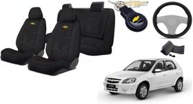 Kit Sofisticado Capas Tecido Celta 2000-2015 + Capa Volante + Chaveiro GM