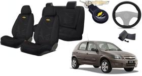 Kit Sofisticado Capas Tecido Celta 2008-2015 + Capa Volante + Chaveiro GM