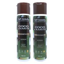 Kit Soft Beauty Coco e Karité Shampoo e Condicionador 300ml