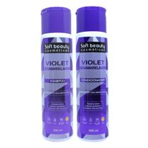 Kit Soft Beauty Violet Desamarelador Shampoo Condicionador Kit Soft Beauty Violet Desamarelador Shampoo Condicionador