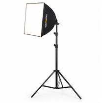 Kit Softbox 50x50 Soquete E27 Difusor e Tripé Iluminação 2m Kit Softbox 50x50 Soquete E27 Difusor e Tripé Iluminação 2m