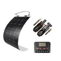Kit Solar 250W Flexível para Caminhão 12V/24V Energia Solar Off Grid Móvel