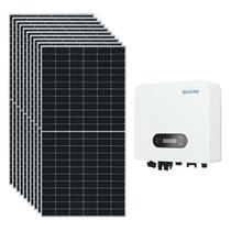 Kit Solar 700kWh/mês Monocristalino com Inversor 7,5kW 220V Sofar