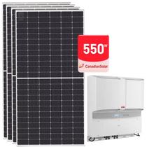 Kit Solar Canadian 2,2kWp ou 231kwh/mês ABB Tri 380V