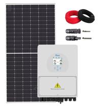 Kit Solar Canadian 594kWh/mês Inversor Híbrido 5kW 220V Monofásico Deye - SUN21