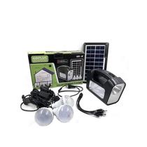 Kit solar de emergência para acampamento GDPLUS GD-8 com 3 lâmpadas LED