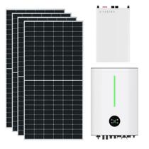 Kit Solar Híbrido 273kWh/mês Monocristalino 220V com Bateria de Lítio Livoltek
