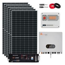 Kit Solar Híbrido 421kWh/mês Felicity 6kW 220V Bateria GetPower Kit Solar Híbrido 421kWh/mês Felicity 6kW 220V Bateria GetPower