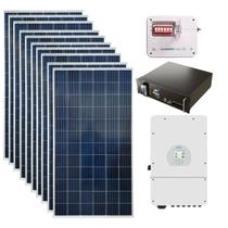 Kit Solar Híbrido 612kW/mês Deye 5kW 127V com Bateria Lítio Moura 100Ah