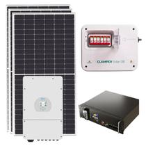 Kit Solar Híbrido 730kW/mês Deye 5kW 127V com Bateria Lítio Moura 100Ah