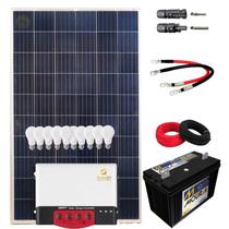 Kit Solar Iluminação 280w Resun 10 Lâmpadas com Bateria 12v - MINHA CASA SOLAR
