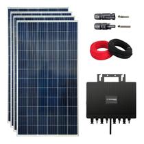 Kit Solar Monocristalino 200kWh/mês Microinversor Techpower 220V