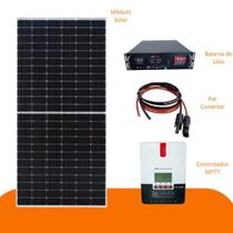 Kit Solar Off Grid Ensoul 726kWh/mês com 6h de Autonomia Sistema 12V / Saída 127V