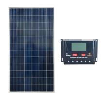 Kit Solar Placa Solar 335W com Controlador de Carga 20A 12V PWM