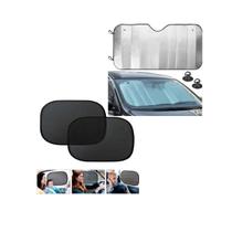 Kit Solar Protetor Para-brisa + janela Universal Carro Kit Solar Protetor Para-brisa + janela Universal Carro