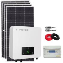 Kit Solar Residencial 660kWh/mês Canadian Inversor Livoltek 3kW 220V Cerâmico - SUN21