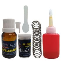 Kit Solda Fria Tapa Furo Alumax C + Kit Alutin Alumínio Kit Solda Fria Tapa Furo Alumax C + Kit Alutin Alumínio