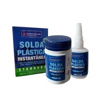 KIT SOLDA PLÁSTICA INSTANTÂNEA CompA 18ml CompB 25g LAZZURIL KIT SOLDA PLÁSTICA INSTANTÂNEA CompA 18ml CompB 25g LAZZURIL