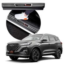 Kit Soleira Aço Escovado NP - Protetor Premium 7X Sport Kit Soleira Aço Escovado NP - Protetor Premium 7X Sport