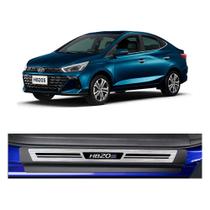 Kit Soleira Aço Escovado Np - Protetor Premium Hb20s 12 A 22