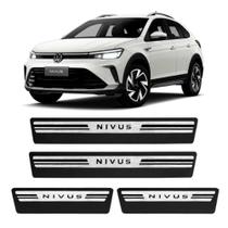 Kit Soleira Aço Escovado NP - Protetor Premium Nivus 2020 a 2024 Kit Soleira Aço Escovado NP - Protetor Premium Nivus 2020 a 2024