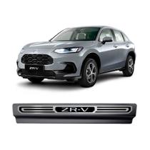 Kit Soleira Aço Escovado NP - Protetor Premium ZR-V 2024 a 2025 Kit Soleira Aço Escovado NP - Protetor Premium ZR-V 2024 a 2025