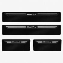 Kit soleira baixo relevo em aço inox GWM Haval Kit soleira baixo relevo em aço inox GWM Haval
