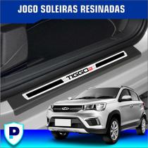 Kit Soleira Chery Tiggo 2 Resinada Kit Soleira Chery Tiggo 2 Resinada