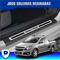 Kit Soleira Chevrolet Montana 2 Portas Resinada