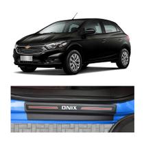 Kit Soleira Chevrolet Onix 4P Carbono - NP